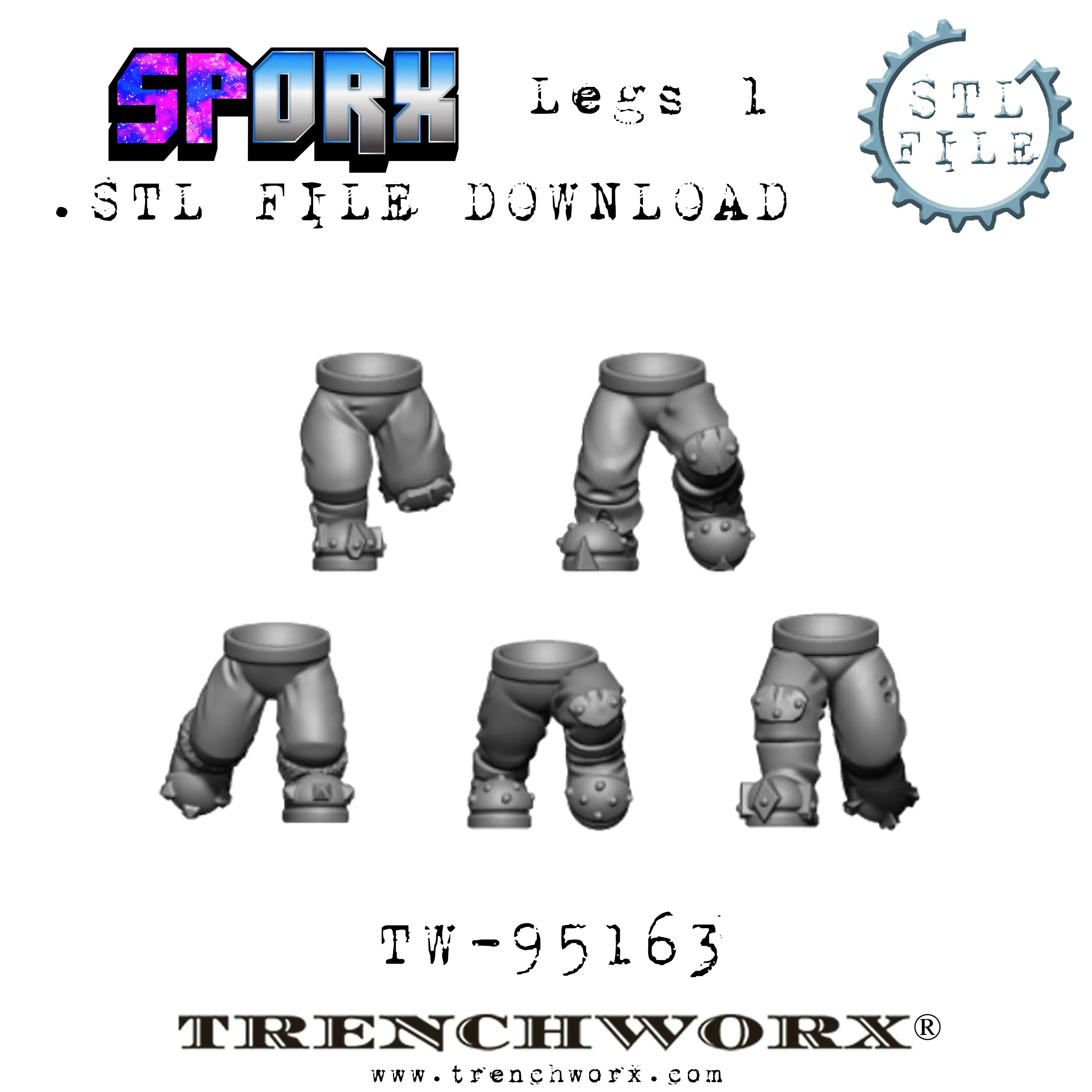 SpOrx Orc Army Battle Bundle .STL Download