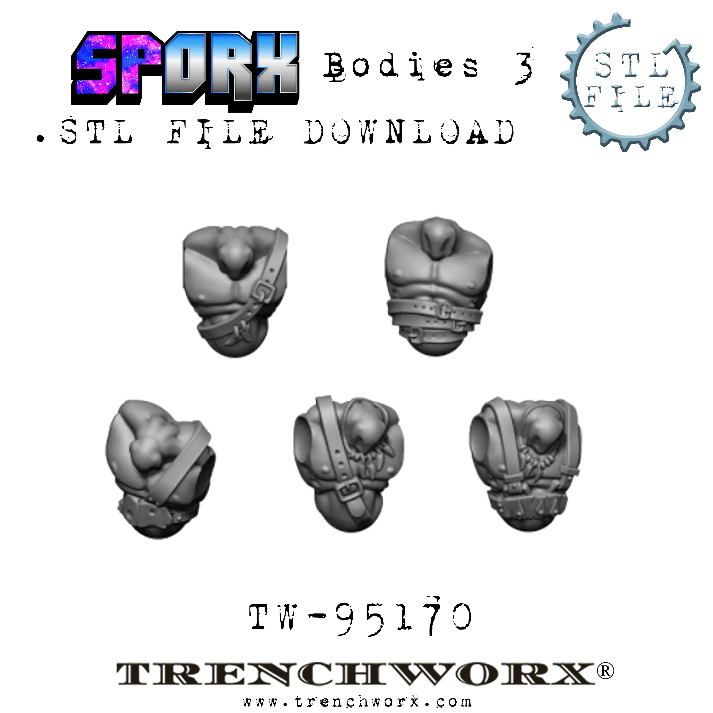 SpOrx Orc Army Battle Bundle .STL Download