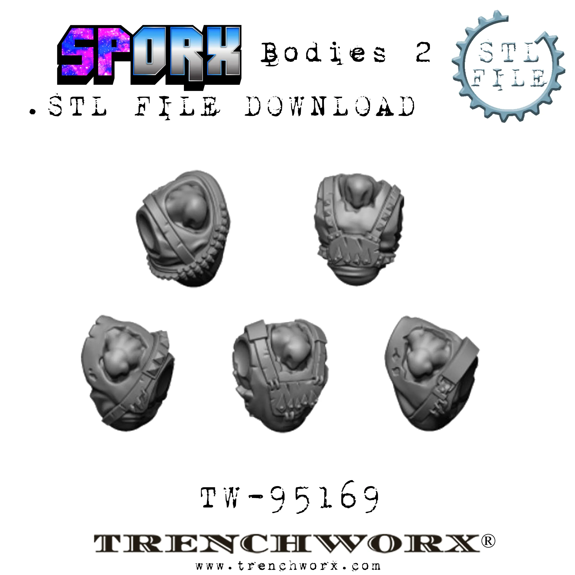 SpOrx Orc Army Battle Bundle .STL Download