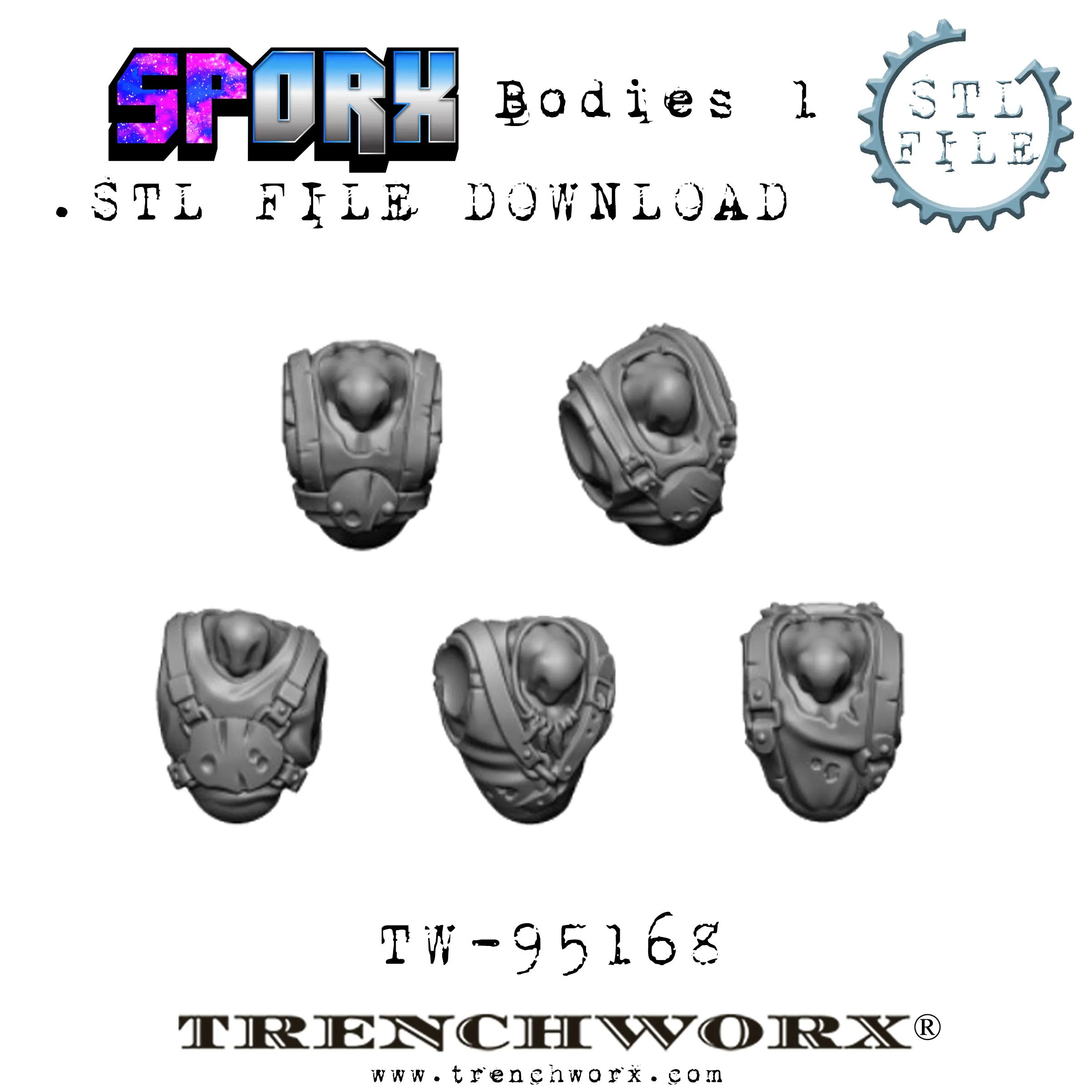 SpOrx Orc Army Battle Bundle .STL Download