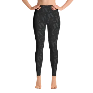 The Walking Dead Icons Women's All-Over Print Yoga Leggings