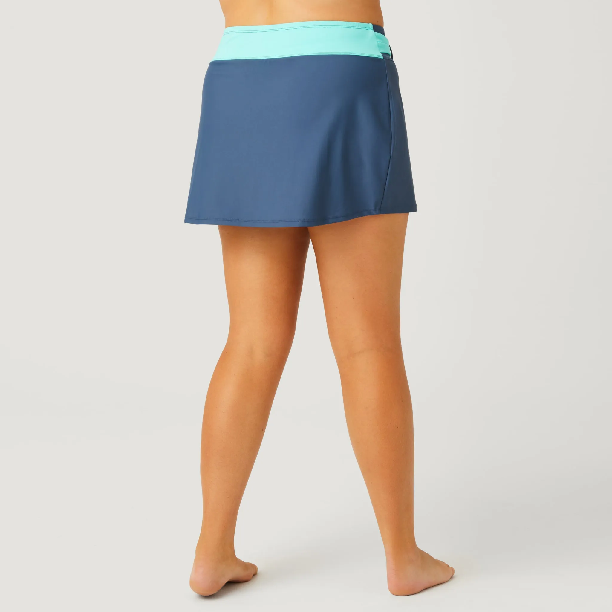 Women's Plus Size Drawstring Swim Skirt