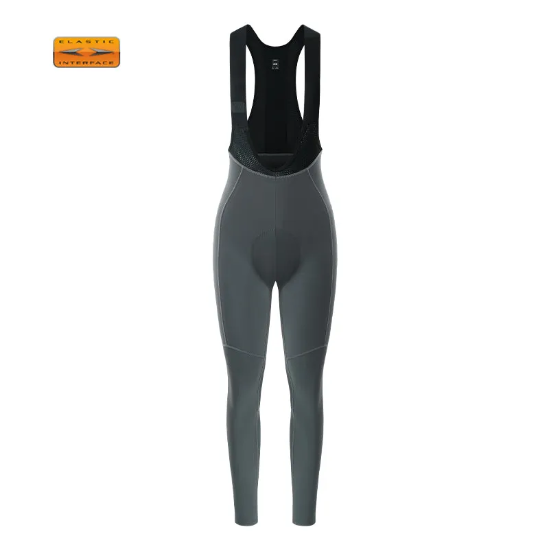 Women's Thermal Bib Tights SI-1 ShiNe-Goose Grey