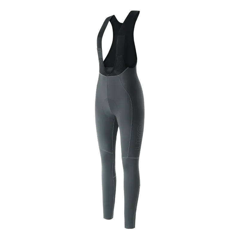 Women's Thermal Bib Tights SI-1 ShiNe-Goose Grey